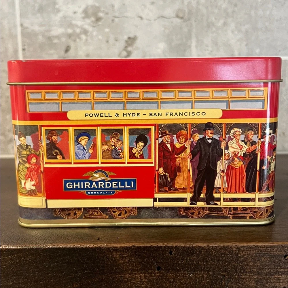 Ghirardelli San Francisco Cable Car Collectible Tin